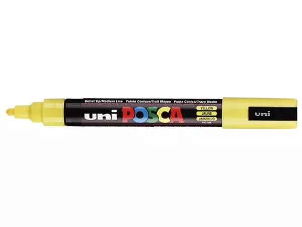 Een Verfstift Posca PC5M medium geel koop je bij Supply Mij