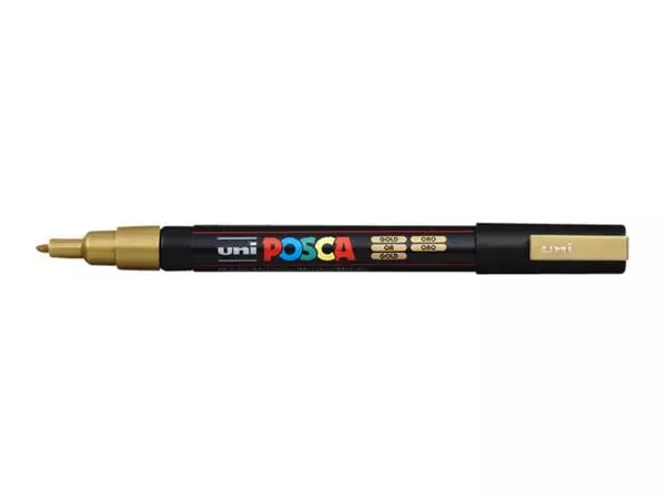 Een Verfstift Posca PC3M fijn goud koop je bij Company Supplies