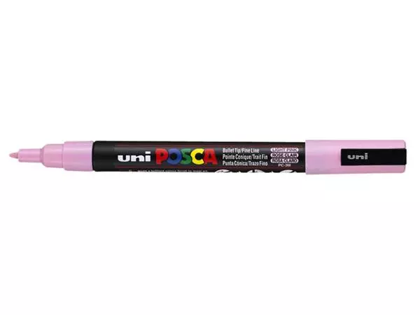 Een Verfstift Posca PC3M fijn lichtroze koop je bij Company Supplies