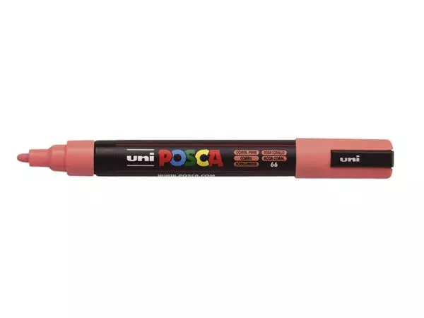 Een Verfstift Posca PC5M medium koraal koop je bij Peter Wind