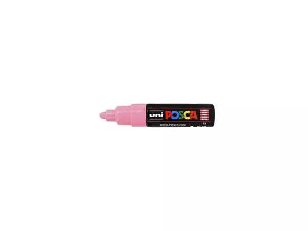 Een Verfstift Posca PC7M breed roze koop je bij Friese Schrijfkamer