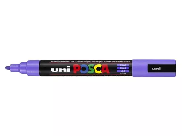 Een Verfstift Posca PC5M medium lila koop je bij WinkelVolWinkels