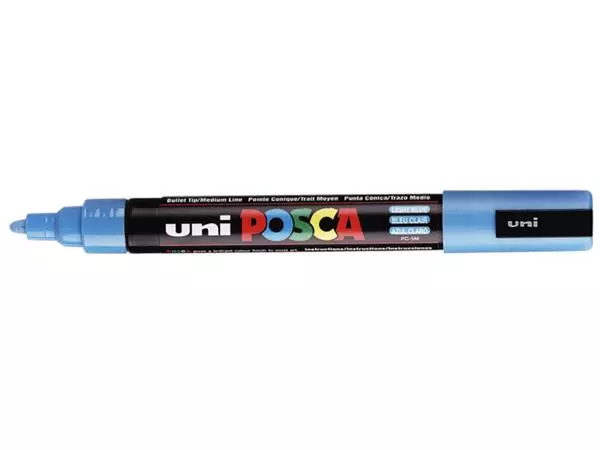 Een Verfstift Posca PC5M medium lichtblauw koop je bij Kantorice office & business supplies