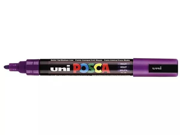 Een Verfstift Posca PC5M medium paars koop je bij Kantorice office & business supplies