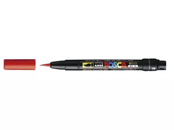 Een Brushverfstift Posca PCF350 1-10mm roze koop je bij De Rijk Kantoorshop