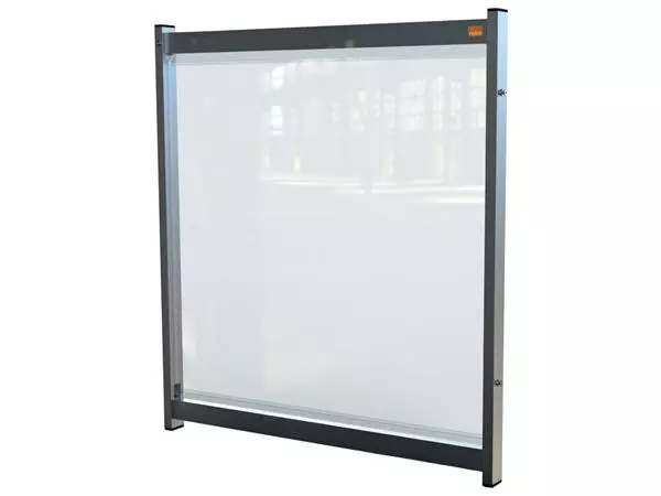 Een Bureauscherm Nobo Modulair doorzichtig PVC 750x820mm koop je bij De Rijk Kantoorshop