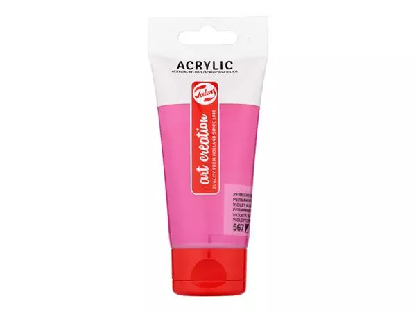 Acrylverf Talens Art Creation 567 permanentroodviolet tube à 75ml