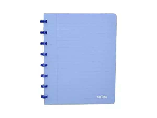 Een Schrift Atoma A5 lijn 144blz 90gr PP transparant assorti koop je bij Kantorice office & business supplies