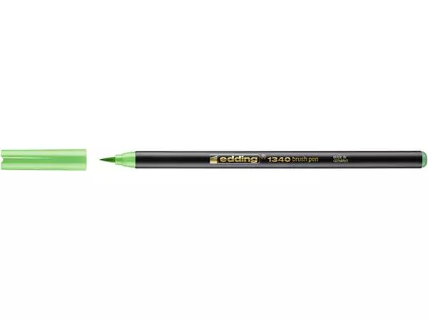 Een Brushpen edding 1340 lichtgroen koop je bij Avoux