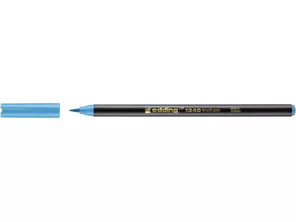 Brushpen edding 1340 azuurblauw