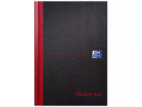 Een Notitieboek Oxford Black n' Red A5 96vel lijn koop je bij Supply Mij