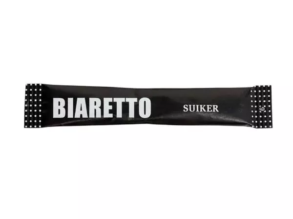 Een Suikersticks Biaretto 4 gram 600 stuks koop je bij Continu Kantoor