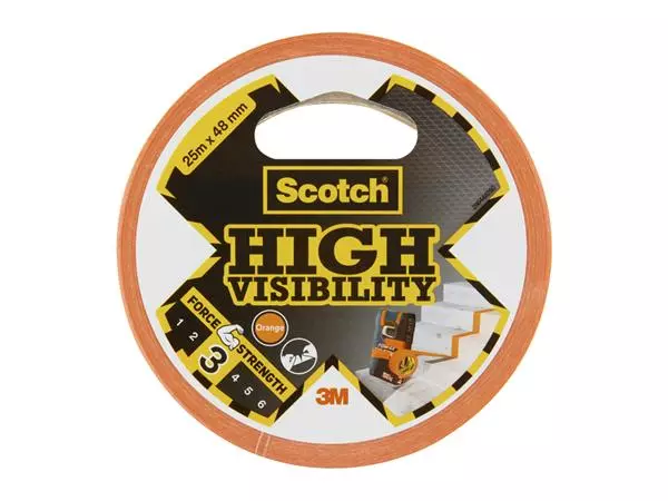 Een Plakband Scotch high visibility 48mmx25m oranje koop je bij Kantorice office & business supplies