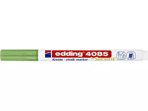 Een Krijtstift edding 4085 by Securit rond 1-2mm metallic groen koop je bij WinkelVolWinkels