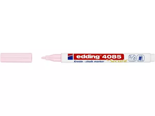 Een Krijtstift edding 4085 by Securit rond 1-2mm pastel roze koop je bij Topkantoor Repro Creatief