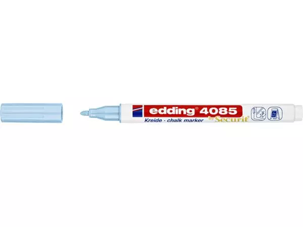 Een Krijtstift edding 4085 rond 1-2mm pastel blauw koop je bij Egner kantoorspecialisten