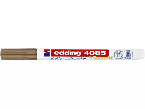 Een Krijtstift edding 4085 by Securit rond 1-2mm koper koop je bij WinkelVolWinkels