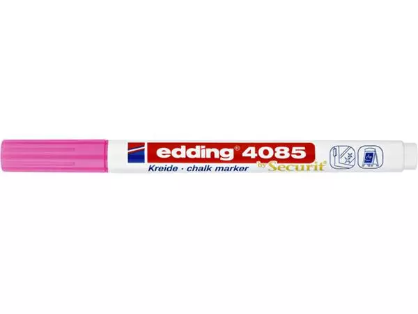 Een Krijtstift edding 4085 by Securit rond 1-2mm neon roze koop je bij Sysdicom BV