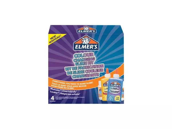 Een Kinderlijm Elmer's slijmkit kleurwisseling koop je bij Continu Kantoor