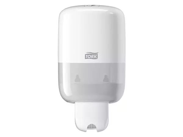 Een Zeepdispenser Tork Mini S2 Elevation compact design wit 561000 koop je bij Friese Schrijfkamer