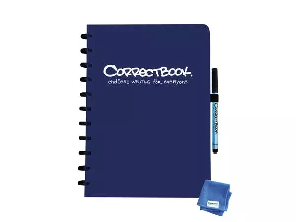 Een Notitieboek Correctbook A4 blanco 40blz mn blue koop je bij All Office Kuipers BV