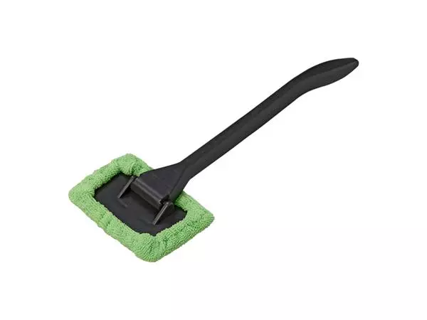 Een Ruitenpoetser ProPlus microvezel zwart/groen 34cm koop je bij Company Supplies