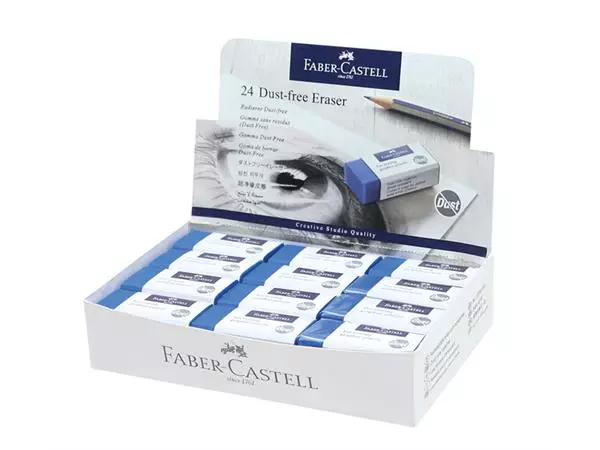 Een Gum Faber-Castell stofvrij blauw koop je bij Deska Alles voor Kantoor