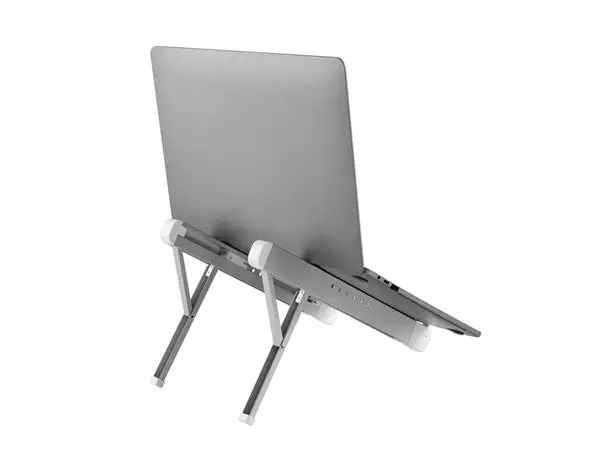 Een Laptopstandaard Neomounts NSLS010 opvouwbaar Zilver koop je bij Quality Office Supplies