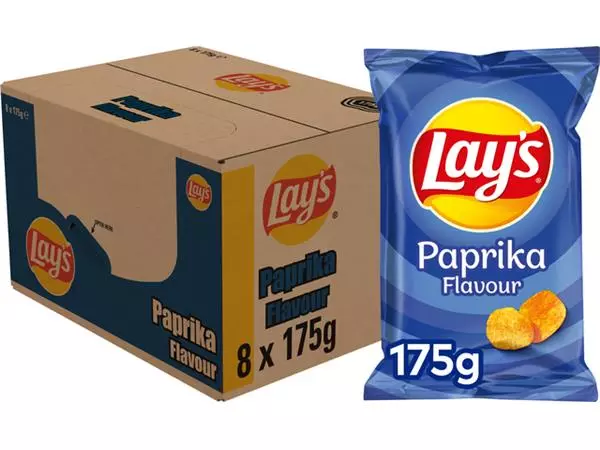 Een Chips Lay's paprika 175 gram koop je bij All Office Kuipers BV