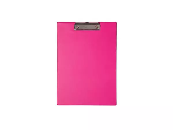 Klembord MAUL A4 staand PVC neon roze