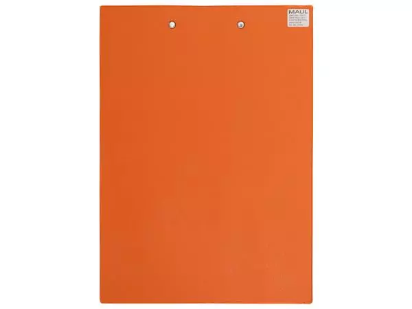 Een Klembord MAUL A4 staand PVC neon oranje koop je bij Kantorice office & business supplies