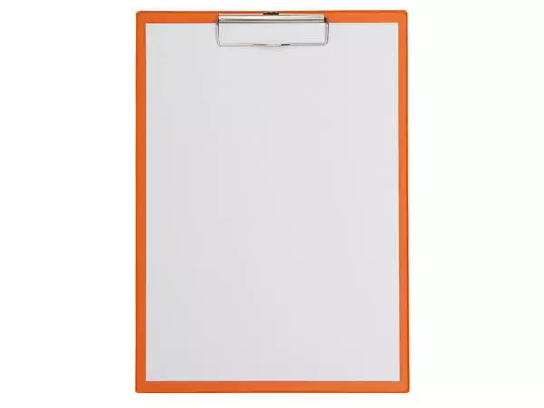 Een Klembord MAUL A4 staand PVC neon oranje koop je bij Continu Kantoor