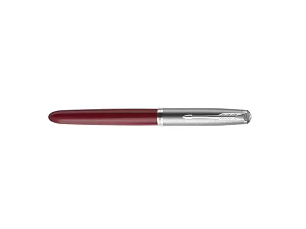 Een Vulpen Parker 51 burgundy CT fijn koop je bij "De Waal" Kantoor Efficiency