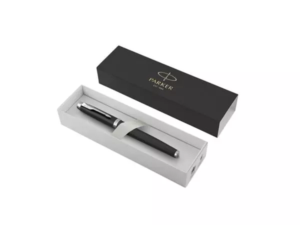 Een Vulpen Parker IM matt black CT medium koop je bij Friese Schrijfkamer