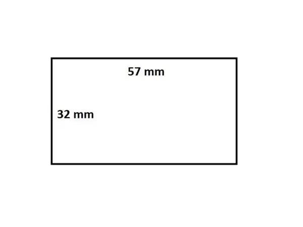 Een Zebra labeletiket IEZZY 800262-125 57x32mm 25mm wit permanent 2100 stuks koop je bij Clippz! Office Supplies