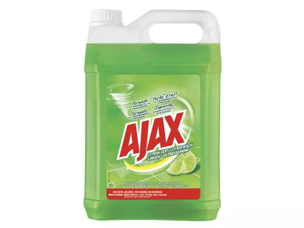 Een Allesreiniger Ajax Limoen fris 5L koop je bij van Kerkvoorde & Hollander B.V.