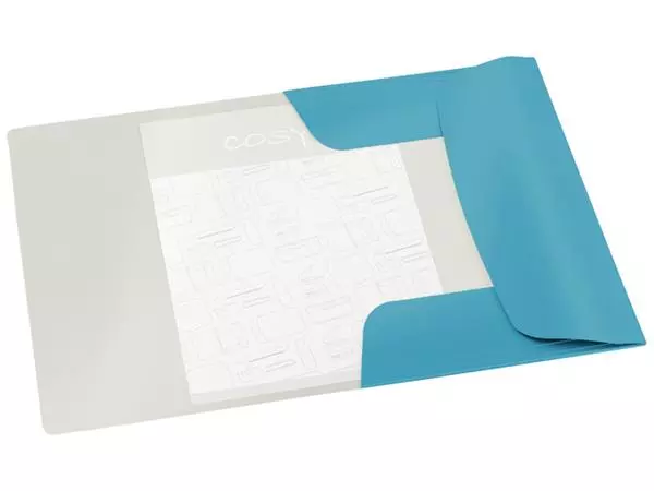 Een Elastomap Leitz Cosy A4 3-kleps blauw koop je bij Sysdicom BV