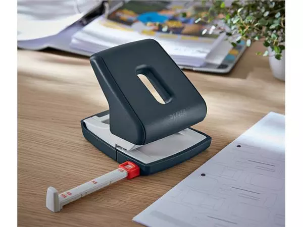 Een Perforator Leitz Cosy 30 vel fluweel grijs koop je bij Kantorice office & business supplies