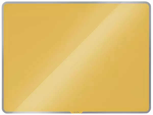 Een Glasbord Leitz Cosy magnetisch 800x600mm geel koop je bij De Joma BV