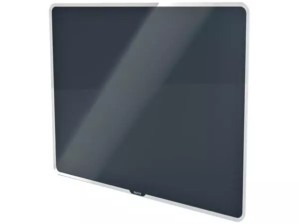 Een Glasbord Leitz Cosy magnetisch 600x400mm grijs koop je bij Continu Kantoor