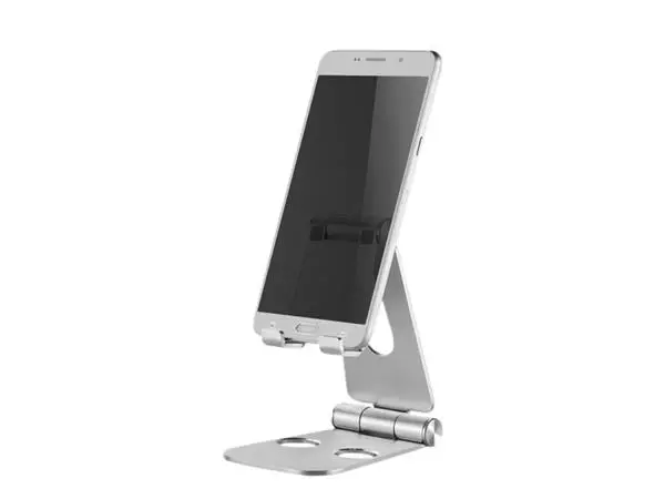 Een Telefoonstandaard Neomounts DS10-160SL1 opvouwbaar zilver koop je bij QuickOffice BV