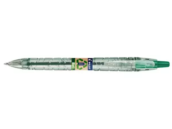 Een Stylo bille Pilot B2P Begreen Ecoball Medium vert koop je bij QuickOffice BV