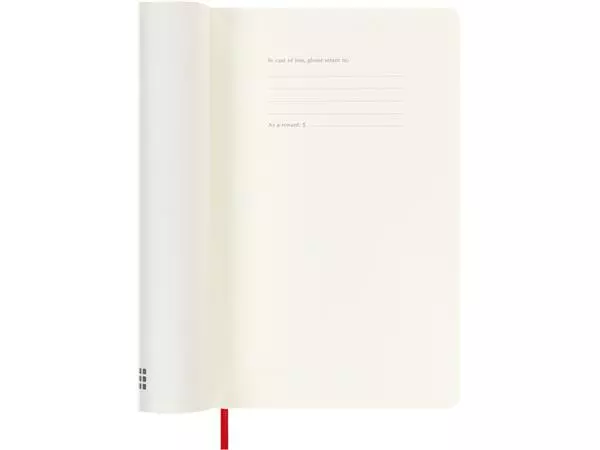 Een Agenda 2024 Moleskine 12M Planner Weekly 7dag/1pagina large 130x210mm soft cover scarlet red koop je bij De Rijk Kantoorshop