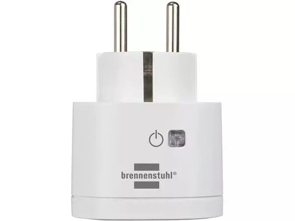 Een Stekkerdoos Brennenstuhl WIFI Connect 3000W wit koop je bij De Rijk Kantoorshop