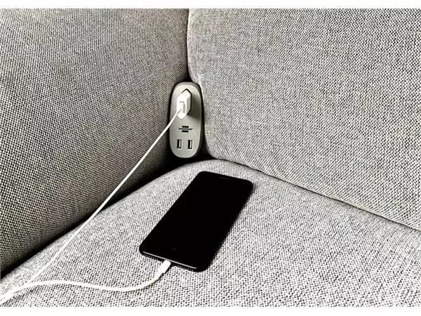 Een Laadstation Brennenstuhl sofa 1 eurosocket 2 USB koop je bij De Rijk Kantoorshop