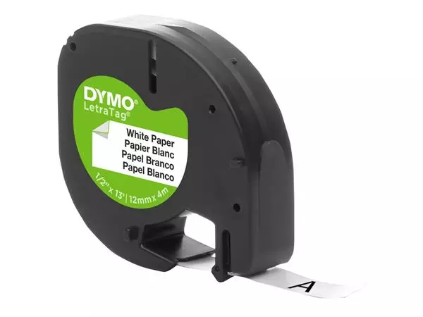 Een Labelprinter Dymo letratag 200B printer bluetooth display à 6 stuks en 20 labeltapes koop je bij Sysdicom BV