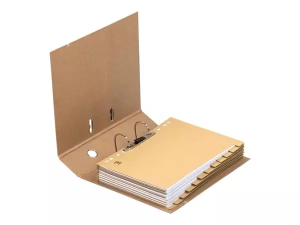 Een Ordner Oxford Touareg A4 80mm karton naturel/wit koop je bij Quality Office Supplies