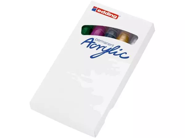 Een Acrylmarker edding e-5100 M metallic assorti koop je bij All Office Kuipers BV