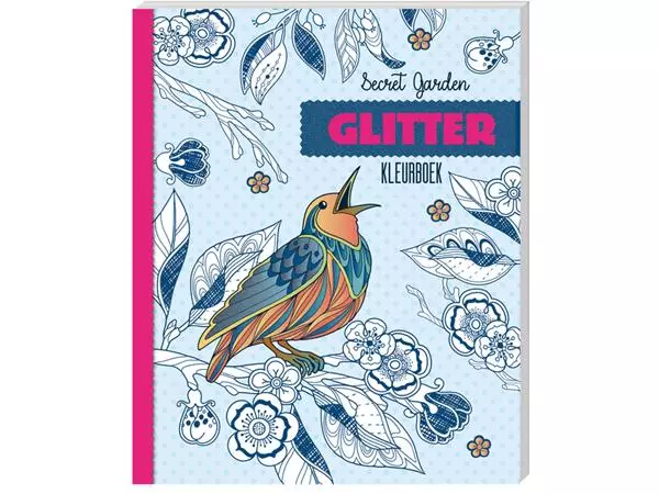 Een Kleurboek Interstat glitter thema Secret Garden koop je bij All Office Kuipers BV