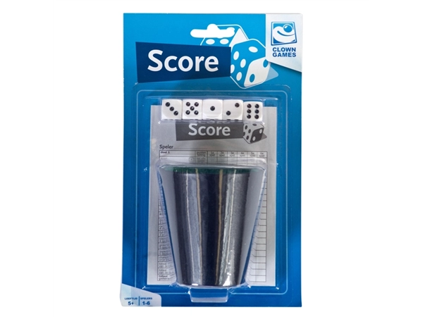 Een Spel dobbelset en scoreblok koop je bij Clippz! Office Supplies